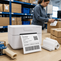 Imprimante d'étiquettes thermiques CSN-310 de 3 pouces, 200 mm/s, pour codes-barres et bordereaux d'expédition, idéale pour la logistique, les entrepôts et l'expédition de colis e-commerce
