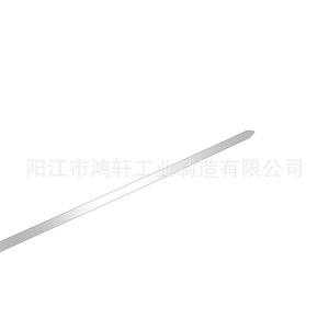 Stainless Steel <b>Flat</b> Skewers 36.8cm 2.0mm Thick For Barbecue <b>Grilling</b> Meat Cooking Baking Outdoor Use HX-069 - Product Image 5