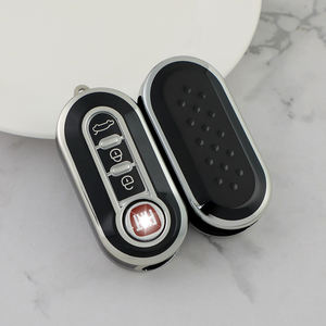 Coque de protection pour clé de voiture en TPU souple de qualité supérieure pour <span class=keywords><strong>Fiat</strong></span> <span class=keywords><strong>500</strong></span> Panda Ducato 500L Punto Lancia Musa porte-clés porte-clés sac usine directe - Product Image 1