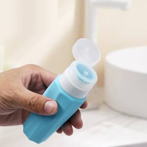 Bottiglia da viaggio vuota e riutilizzabile per esterni Kit da viaggio da spremere bottiglia da viaggio BPA Free Silicone Shampoo flacone Set <span class=keywords><strong>100</strong></span> <span class=keywords><strong>ML</strong></span> - Product Image 5