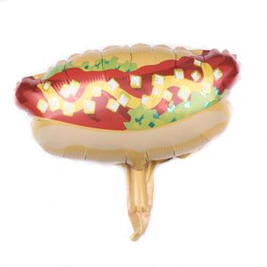 Aluminum Foil Mini Size Foods <b>Balloons</b> Hamburger Pizza Ice Cream Donut Shaped <b>Balloon</b> Wholesale for Party <b>Decorate</b> - Product Image 5