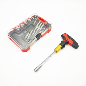 Juego de Herramientas Manuales de 18 Piezas, Destornillador, Brocas, Juego de Herramientas Duraderas para Reparación de Bicicletas y Hogar, con Caja Transparente para Bricolaje - Product Image 5
