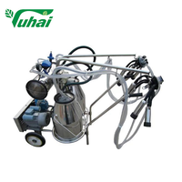 Nouvelle machine à traire portable entièrement automatique et durable pour les grandes exploitations laitières, appareil mobile pour le traillage des vaches