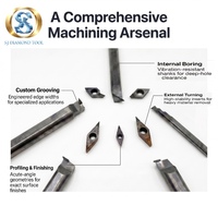 Herramientas de Torneado CNC, Soluciones de Mecanizado Personalizadas OEM con Recubrimiento de Diamante CVD, Dureza HV8000-10000HV