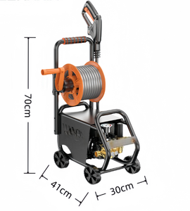 Machine à laver de voiture professionnelle électrique RY-6 <span class=keywords><strong>mobile</strong></span> à poussée manuelle haute pression 8MPa 2.2KW - Product Image 1