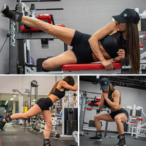 Correias plásticas confortáveis & duráveis do tornozelo para exercícios diários do Gym ajustáveis para o treinamento do pé & do <span class=keywords><strong>glute</strong></span> - Product Image 2