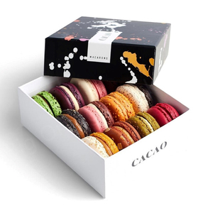 Bất ngờ Giá MềM nhăn Máy pháp Macaron Hộp bao bì tùy chỉnh in ấn ngăn kéo hộp cho Macarons - Product Image 5