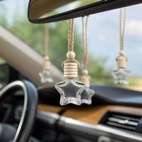 Offre Spéciale – Flacons Diffuseurs de Parfum pour Voiture en Verre Vides, Portables, en Forme d'Étoile, 8ml et 10ml – En Stock