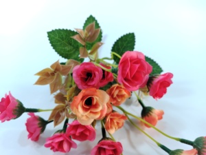 زهور اصطناعية يدوية الصنع من الحرير المخملي بطول 29 سم لتزيين حفلات الزفاف والمنازل، باقات عيد الحب، صديقة للبيئة وعصرية وشعبية - Product Image 5