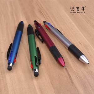 ปากกาลูกลื่นพลาสติกแบบมีด้ามจับ 3 สี พร้อมโลโก้สั่งทำพิเศษ โปรโมชั่นขายดี - Product Image 1