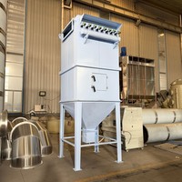 Colector de Polvo de Tipo Baghouse para Minería, Extractor de Polvo Industrial de Servicio Pesado con Sistema de Pulso