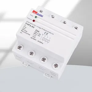 Factory Direct 60A 63A Automatic Recovery Reconnect Voltage Protector Relay Type Voltage Protection Device