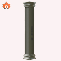 Colonne romaine en béton en plastique, moules de gazébo, moules de pilier en marbre de Style romain blanc à vendre