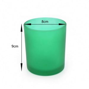 Frascos de Vidrio Vacíos de Alta Calidad para Velas, Recipientes para Velas con Tapa de Bambú - Product Image 2