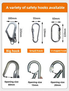 CGLX CE欧州卸売電気技師3点5点フルボディ超安全装置安全ハーネスダブルランヤード付き - Product Image 6