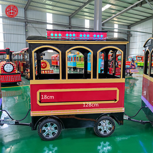 <span class=keywords><strong>Train</strong></span> touristique électrique sans rail de grande taille pour enfants, de haute qualité, personnalisé, pour parcs d'attractions, à vendre - Product Image 5