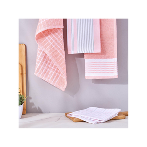 Durable Durable 100% Coton Brodé Orange Stripe Serviettes de Cuisine Léger Lavable En Machine Parfait pour La Cuisine Familiale - Product Image 5