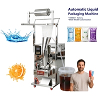 Machine de remplissage liquide multifonction automatique pour eau, boissons, jus, bâtonnets glacés, lait, sauce soja, ligne de scellage de sachets et de pochettes