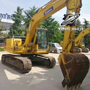 Excavatrice d'occasion Komatsu 120-8, marque japonaise d'origine, 12 tonnes, chenilles en caoutchouc, godet de 0,6 m, puissance de 68000 W - Product Image 4