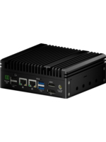 Mini PC industriel sans ventilateur HW-K100N2, Intel 2COM RS232 RS485, double LAN Gigabit, compatible avec Win7 Linux Ubuntu