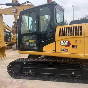 Excavatrice Caterpillar CAT313GC d'occasion, robuste, pour l'exploitation minière, excavatrice sur chenilles, 13 TONNES, certifiée CE, pompe hydraulique Denison - Product Image 1