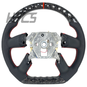 Accesorios Interiores para Automóviles, Volante Personalizado de Fibra de Carbono Forjada para Chevrolet Silverado GMC <span class=keywords><strong>Hummer</strong></span> H2 2003-2007 - Product Image 4