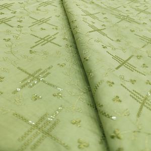 Durable Woven Poly <b>Raw</b> <b>Silk</b> <b>Fabric</b> Yard High Quality Lightweight Breathable Textile Sewing Crafting DIY Projects Apparel Dress - Product Image 4