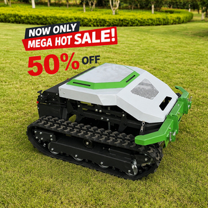 Tondeuse robot à fléaux télécommandée pour herbe, mini débroussailleuse sur chenilles, largeurs de coupe 500mm, 600mm, 800mm, 900mm - Meilleures ventes - Product Image 1