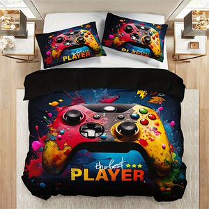 Juego de 3 piezas de alta calidad de lentejuelas de mármol, juego de ropa de cama de poliéster - Product Image 4