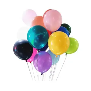 Hot Selling Latex Material Helium Round Standard Colourful Ballons Rainbow Balloon