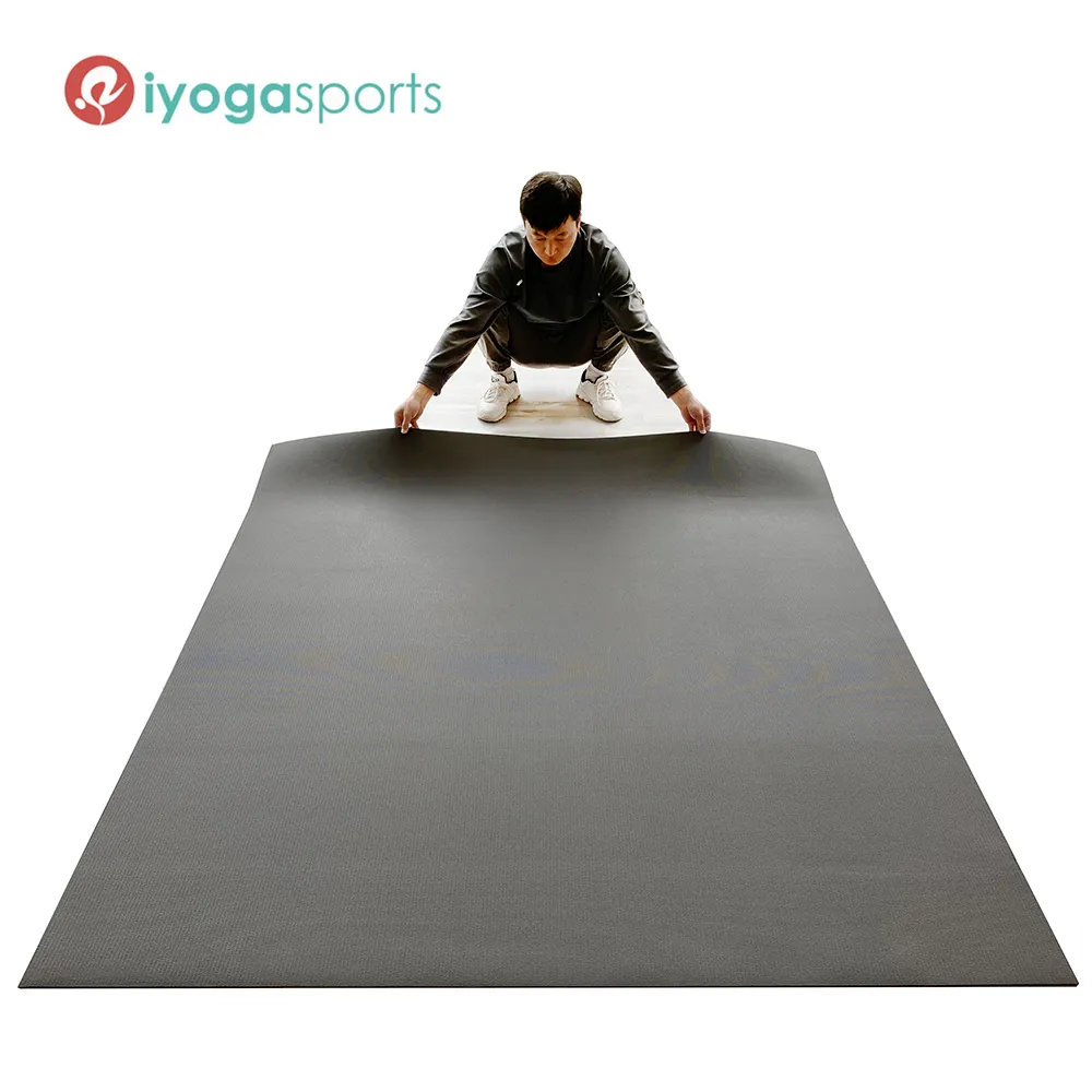 Большой коврик для упражнений Square36, 6 футов х 6 футов, идеально подходит для домашних кардио-тренировок с обувью или без обуви, гигантский коврик для йоги PRO, Индивидуальный размер