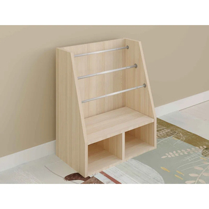 Estantería de muebles <span class=keywords><strong>Montessori</strong></span> de fábrica propia para niños, estantería de madera para guardería y sala de juegos, estantería de esquina para biblioteca de 4 niveles - Product Image 5