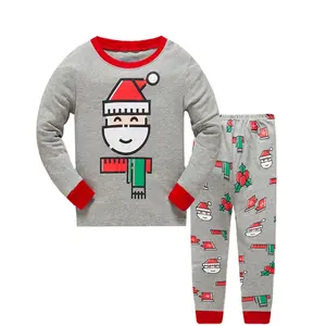 Pijama de talla grande para niños, 100% algodón, barato, bonito, para navidad
