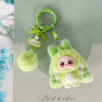 Porte-clés en peluche en plastique, motif dessin animé mignon, forme 3D, pendentif mousqueton souple, ouvre-bouteille, imprimé UV, cadeau personnalisé, multi-occasions, Thème Terre