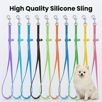 FT-8104 Shenbao Corde suspendue classique en silicone renforcé et épaissi, colorée, de Shanghai, pour table de toilettage et bain de chien