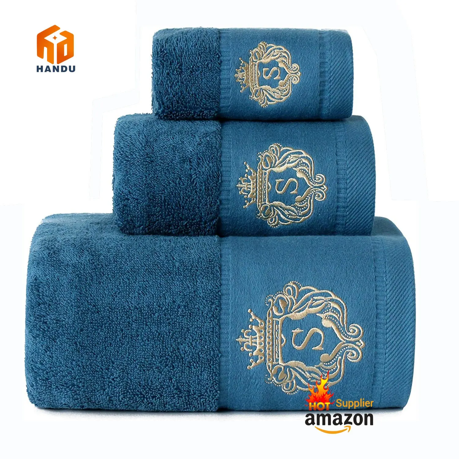 Customization embroider ODM OEM High Quality 600 GSM Luxury Super Soft bath 100% cotton hotel towel