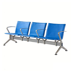 Modern Metal Airport Public <b>Waiting</b> <b>Chairs</b> with PU Leather Seats 2-5 Seat Row Link Design for Hospital and Bank Use - Product Image 6