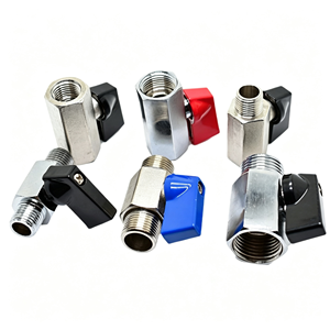 Vanne à boisseau sphérique SS304 1 pièce, filetage NPT/BSP femelle, passage plein, pour eau, gaz, huile, air, avec levier d'arrêt, résistante à la corrosion, kit d'utilisation - Product Image 1