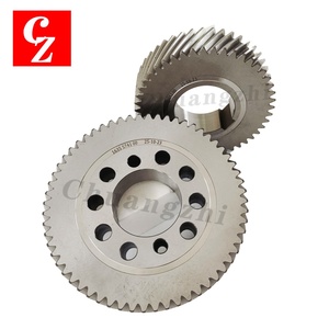 High Precision Helical Gear Pair 1635574100 1635574200 Air Compressor Gear <b>Set</b> Replacement for Atlas Copco <b>Screw</b> Compressor Part - Product Image 5