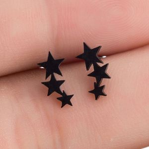 Pendientes de Acero Inoxidable con Diseño de Estrella de Meteor, Elegantes, MOQ Bajo, para Mujeres y Niñas - Product Image 4