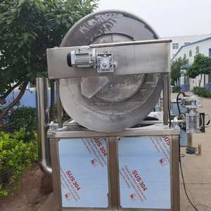 Công Nghiệp Bán Tự Động Chiên Máy Tự Động Khuấy Chuối Chip Khoai Tây Chiên Mảnh Đậu Phộng Hàng Loạt Nồi Chiên Sâu - Product Image 2