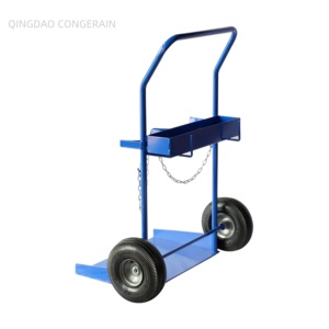 Özelleştirilebilir endüstriyel oksijen tüpü cart-çelik gaz silindiri arabası el arabası 200kg yük kapasitesi Platform yapısı OEM - Product Image 6