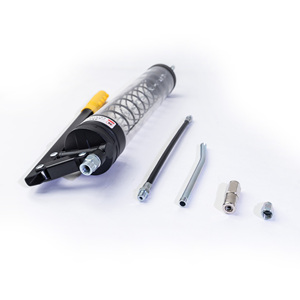 Pistolet à <span class=keywords><strong>graisse</strong></span> manuel 600cc à tige unique, corps transparent en PC, outil automobile - Product Image 4