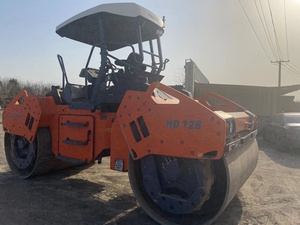 HAMM HD128 12 Ton Double Drum Vibratory <b>Road</b> <b>Roller</b> Machine Original <b>Used</b> Tandem Compactor Imported USA Motor Pump Core Included - Product Image 2
