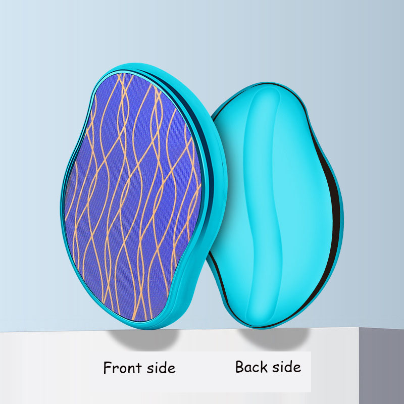 Новинка 2022, многоразовый волшебный ластик для волос для женщин и мужчин, ластик для удаления волос со стеклянными кристаллами для ног и рук