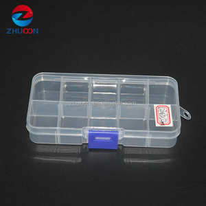 High-End Hoge Kwaliteit Cosmetische Container Clear Pp Container Plastic Rechthoekige Case Container Voor Bloem Losse Poeder