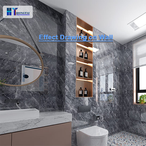 Autocollant mural d'intérieur en <span class=keywords><strong>PVC</strong></span> imperméable <span class=keywords><strong>de</strong></span> haute qualité Panneau <span class=keywords><strong>de</strong></span> pierre <span class=keywords><strong>de</strong></span> style marbre au design moderne pour <span class=keywords><strong>salle</strong></span> <span class=keywords><strong>de</strong></span> <span class=keywords><strong>bain</strong></span> Motif géométrique - Product Image 2