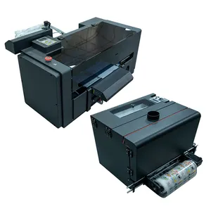 Produsen sumber 30cm mesin ganda xp600 pencetak dtf a3 printer all-in-one dengan pengering