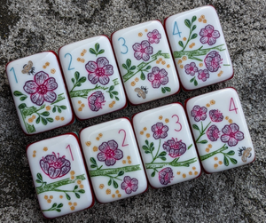 Walk Me haute qualité acrylique 160 moderne Portable Durable écologique américain Mahjong tuiles ensemble luxe <span class=keywords><strong>Paris</strong></span> thème 4 joueurs - Product Image 5