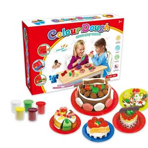 Kit de pâte à modeler 8 couleurs, jouet éducatif STEM pour garçons et filles, apprentissage précoce avec thèmes crème glacée, gâteau, véhicule, argile à modeler - Product Image 3